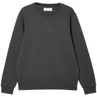 杰克·琼斯(JACK&JONES)男装秋季时尚基础百搭字母刺绣装饰罗纹圆领卫衣长袖男225133031 黑砂色E44 常规 黑砂色E44 2XL