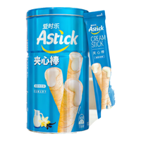 爱时乐香草牛奶味夹心棒330g罐装【临期清仓】