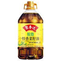 聚香达 低芥酸特香 食用油 物理压榨 非转基因 脱脂特香菜籽油5L