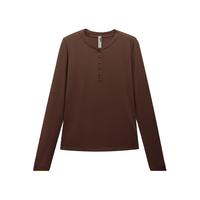 PLUS会员：蕉内 热皮301+女士氨基酸亨利领打底衣秋冬保暖内搭长袖T恤可外穿秋衣