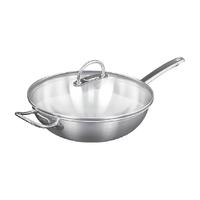 ZWILLING 双立人 德国双立人Prime中式炒锅厨房专用不锈钢炒锅