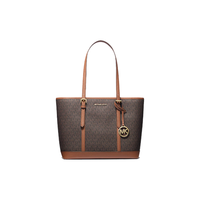MICHAEL KORS TRAVEL系列 35S0GTVT1V BROWN 女士单肩手提包  棕拼色