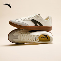 安踏TT鞋LITE 丨经典薄底德训鞋板鞋男女同款潮流休闲运动鞋 象牙白/芯片灰/基础黑-6 37.5 (女6.5)