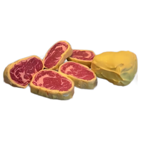 粤鲜迷 黄油熟成21天 安格斯原切M4-5肉眼牛排1000g四块左右包熟成牛排 黄油熟成眼肉1000g