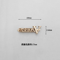 斯途客手工制作织鞋子鞋扣五金配饰鞋子金属配件装饰品鞋花 1# fashionV 4个装