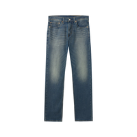 Levi's李维斯25年秋冬男士美式505标准直筒潮流休闲牛仔长裤 蓝色 30 (32) 加州原生蓝