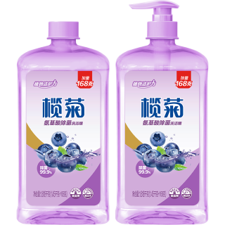 lanju 榄菊 氨 基酸除菌洗洁精 1.618kg×2瓶