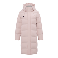 雪中飞 SNOWFLYING24冬新男女长鹅绒服连帽户外抗寒厚休闲