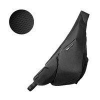 NIID R2 男士单肩斜挎包 晶格黑