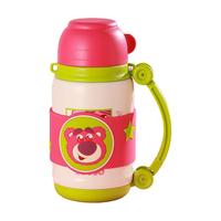 杯具熊儿童保温杯男女大容量保温壶两用户外便携水杯上学杯子 炮弹保温壶-灿烂草莓熊650ml