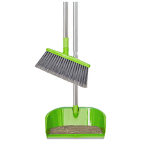 3M 思高易扫净扫把套装 笤帚扫帚簸箕组合家用 刷毛开纤易清扫 传统拖把+簸箕套装