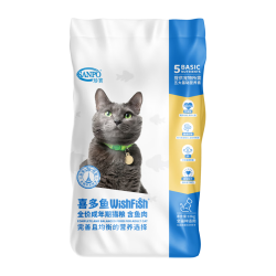 珍寶 猫粮喜多鱼全价成年期猫粮鱼肉味10kg  1件装