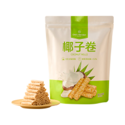1号会员店 椰子卷休闲食品小零食400g蛋卷 鸡蛋卷