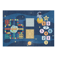 布迪思 地毯客厅卧室卡通沙发简约床边毯满铺房间轻奢茶几 知识星球 140cm*200cm