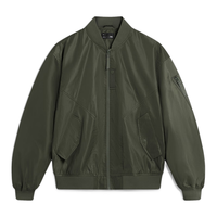 李宁 LI-NING户外CF溯丨运动外套款秋季时尚廓形百搭宽松户外飞行夹克 葡叶绿(353款)-2 2XL