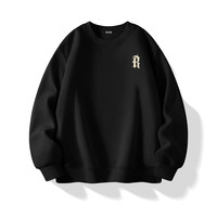 雪中飞 卫衣男秋冬季美式男装男士长袖套头外套 170/88A 黑色385F