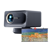 Xming 小明 V1 Ultra 4K智能投影仪 80吋抗光画报屏套装