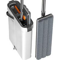 佳帮手 Joybos拖把家用一拖净免手洗2024新干湿两用带桶平板墩布懒人拖地 【省空间】窄缝桶身+33cm拖头2布