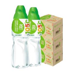 屈臣氏 高温蒸馏即饮纯净饮用水500mL*24瓶*3箱车载备用非矿泉