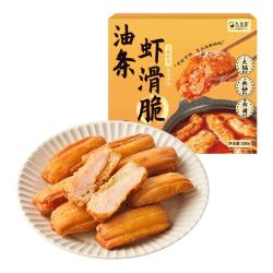 九生堂 油条虾滑脆200g 火锅空气炸锅安心小油条配大颗粒虾肉方便菜速食 油条虾滑脆 200g