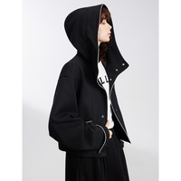 ELLE 她 女士连帽短外套 EF50454