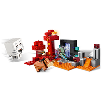乐高（LEGO）积木 我的世界 21255下界传送门伏击  新年
