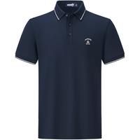 Navigare意大利小帆船男士POLO衫25春夏季接触凉感体恤衫舒适亲肤上衣男 海军蓝 (凉感款) L