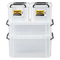 爱丽思 BL-4.5 收纳箱 4.1L 透明白色