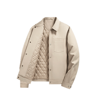 码尚 MatchU Brooklyn 布鲁克林 男士棉感保暖内胆翻领行政夹克