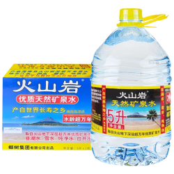 椰树 火山岩 矿泉水  天然含锶矿泉水 5L
