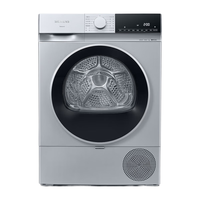 西门子（SIEMENS）全新无界系列10公斤大容量热泵烘干机干衣机家用除菌除螨 精控烘干 冷风护理 蚕丝被柔护 少量快烘 WQ53E2D80W