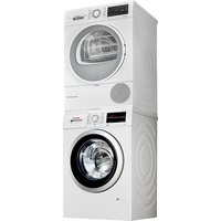 BOSCH 博世 净速系列 WAP282602W+WQA254D00W 热泵式洗烘套装 白色