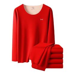 猫人 发热 女士内衣套装  M，L，XL，2XL，3XL，4XL 大红色