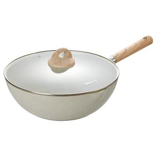 明爵 MINGJUE 明爵 英国明爵不粘锅炒锅家用麦饭石炒菜锅平底锅