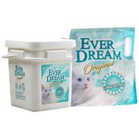 蓝梦（EVER DREAM）猫砂 天然钠基矿物猫砂低粉尘强吸水活性炭快速结团高效除臭抑菌 小苏打钠基矿物猫砂4.55kg