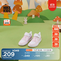 NIKE 耐克 酷菠萝幼童平底运动鞋魔术贴冬季男女童NIKE COURT DQ0473