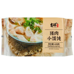 吉祥馄饨 猪肉小馄饨618克 90粒生鲜水饺云吞饺子混沌早餐半成品 猪肉小馄饨618克/90粒