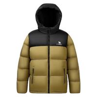 CAMEL骆驼火山羽绒服男冬季2024新短款反季连帽棉服加厚面包服外套