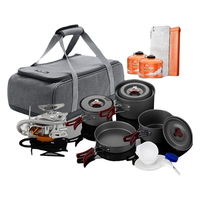 Fire-Maple 火枫 户外野营套装 黑色 (206套锅+105炉头+G2*2+收纳包M+档风板)