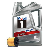 京东养车 美孚1号银美孚先进全合成汽机油 5W-30 SP级4L 含机滤包安装