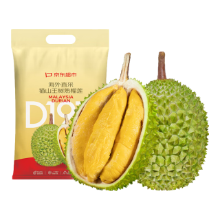 京鲜生 猫山王榴莲 D197 单果1.9-2.2kg