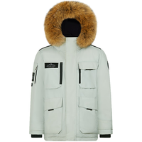 波司登（BOSIDENG）龙年红色极寒2023易烊千玺同款鹅绒羽绒服男女款B30142317 冰川绿4631 165/88A