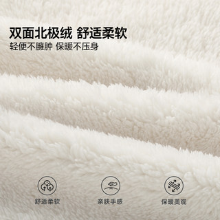 班尼路S&K系列双面摇粒绒立领开衫外套女2025冬加厚保暖棉衣N