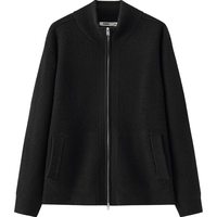 森马（Semir）森柔|毛衫男冬高领开衫外套2025纯色针织衫101725106102