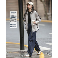 dme 德玛纳 ·kids 德玛纳 女士立领撞色包边卫衣 100133213736