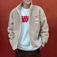 NIKE 耐克 三钩仿羊羔立领运动夹克 FZ6194-126男款