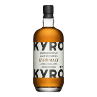 岚博（KYRO）芬兰全黑麦威士忌洋酒 岚博黑麦威士忌700ml