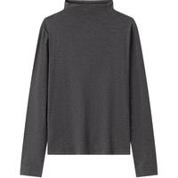 森马长袖T恤女冬半高领发热抑菌纯色修身上衣显瘦百搭气质打底衫