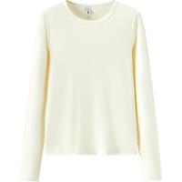 森马长袖T恤女紧身简约百搭2025春圆领打底衫基础