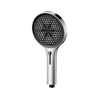 苏泊尔（SUPOR）增压手持花洒喷头淋浴莲蓬头大出水带喷枪无极调节 银色S